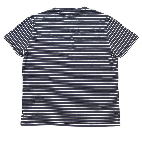 Polo Ralph Lauren Men’s Striped T-Shirt Cotton Crew Custom Slim Fit sz XL Blue - Picture 4 of 11